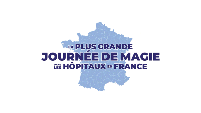 Animation du générique de la plus grande journée de magie dans les hôpitaux en france