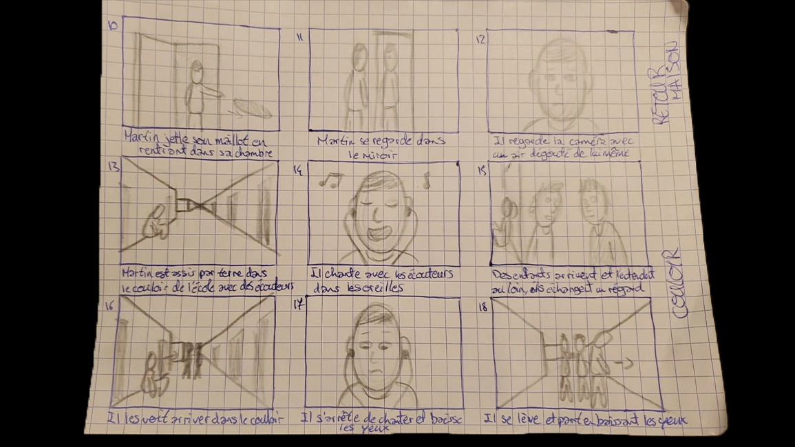 Storyboard clip You in the Mirror