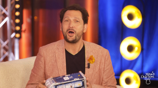 motion magie Eric Antoine parrain de l'association Magie à l'Hôpital