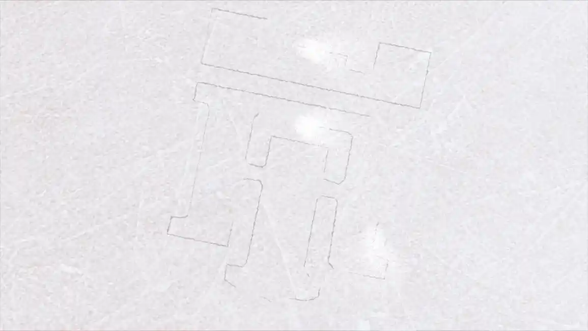 Logo des Remparts de Tours dessiné dans la glace