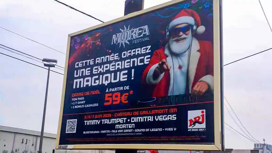 affiche pere noel moorea